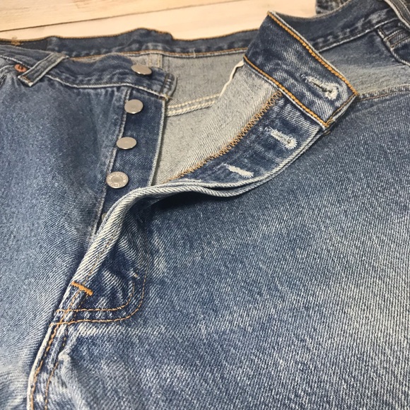 Vtg Men’s 1990’s Levi's 501xx Denim Jeans 38 X 34 - Picture 4 of 8